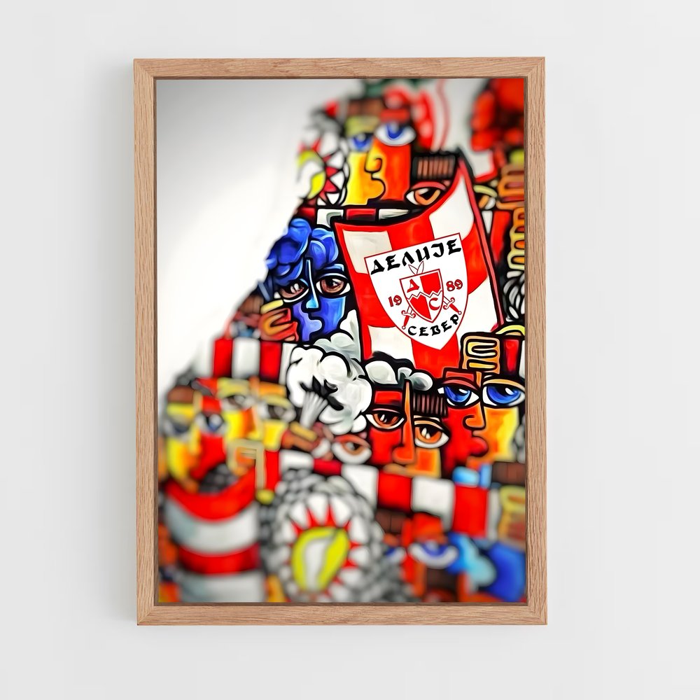 Poster Red star respectées – affiche Basketball (vue 4)